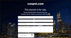 Desktop Screenshot of canpol.com